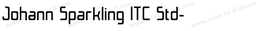 Johann Sparkling ITC Std字体转换